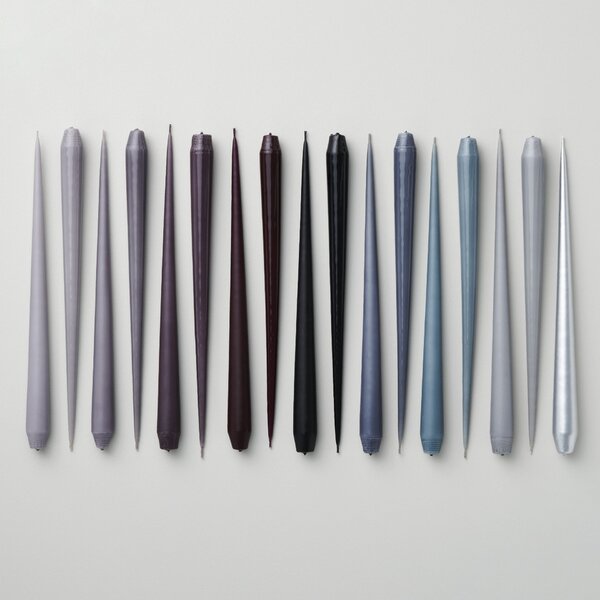 Sviečka Taper 32 cm – 42 Muted Mauve – sada 2 ks
