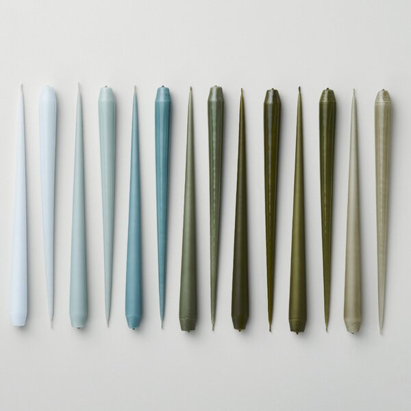 Sviečka Taper 32 cm – 67 Jade Stone – sada 2 ks