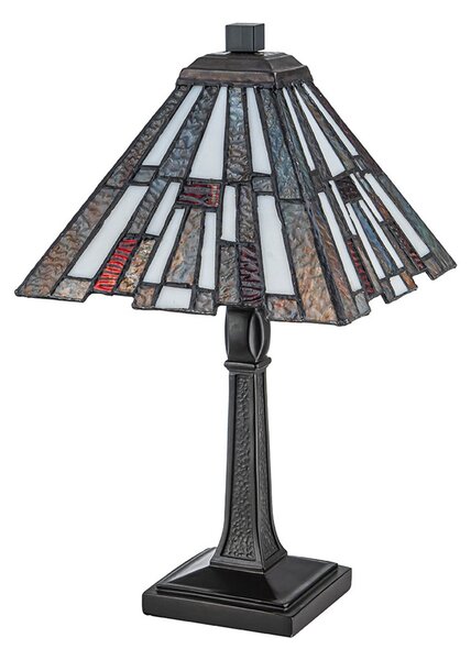 Stolové Lampa QUOIZEL, Inglenook, Bronzová / Stará Mosadz, Obývacia izba, Kov, Tiffany