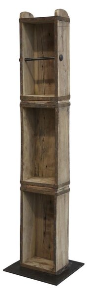Drevený stojan na toaletný papier Brick Moulds - 15*95*10 cm - Chic Antique