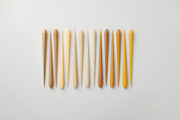 Sviečka Taper 32 cm – 90 Gold Metallic – sada 2 ks