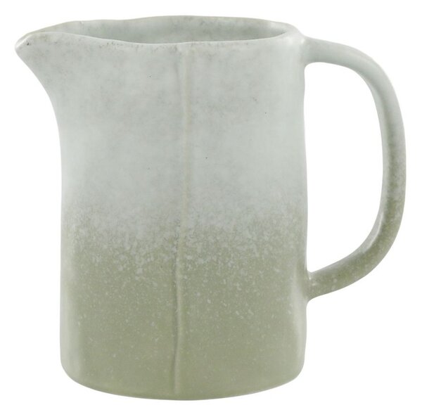 Zelený rustikálny džbán Valence Dusty Verte - 13 * 9 * 12 cm / 500 ml - Chic Antique