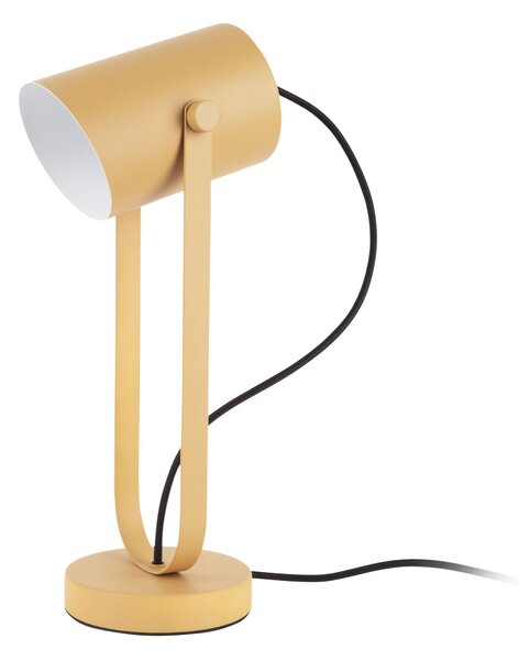 LEITMOTIV Stolná lampa Snazzy – žltá 41,5 × 13 × 13 cm