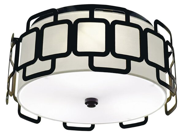 Stropné Lampa HINKLEY, Sabina, stmievateľné, Čierna, Obývacia izba, Kov, Moderný