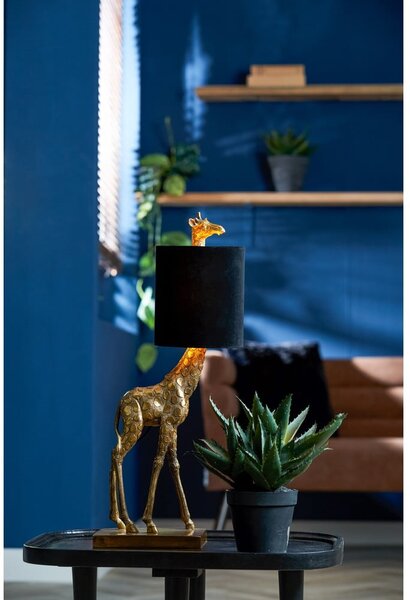 Stolová lampa v čierno-bronzovej farbe (výška 61 cm) Giraffe - Light & Living