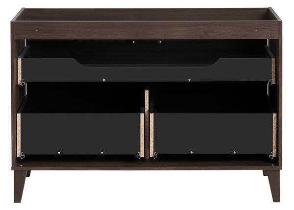 Comad Skříňka pod umyvadlo Dorothy s deskou 120 cm dub ristretto