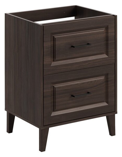 Comad Skříňka pod umyvadlo Dorothy s deskou 60 cm dub ristretto