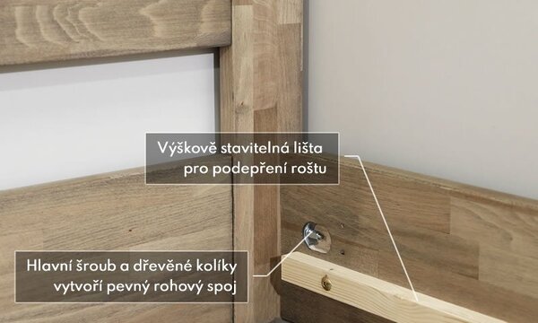Zostavte si drevenú posteľ
