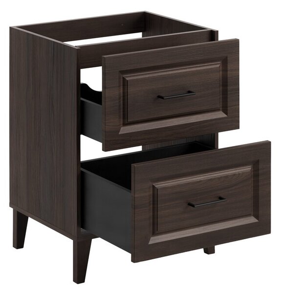 Comad Skříňka pod umyvadlo Dorothy s deskou 60 cm dub ristretto