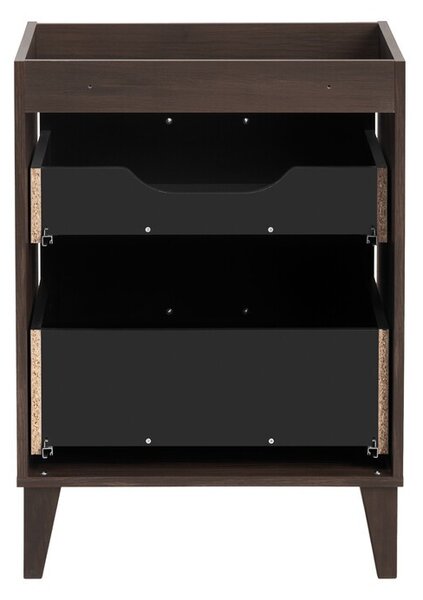 Comad Skříňka pod umyvadlo Dorothy s deskou 60 cm dub ristretto