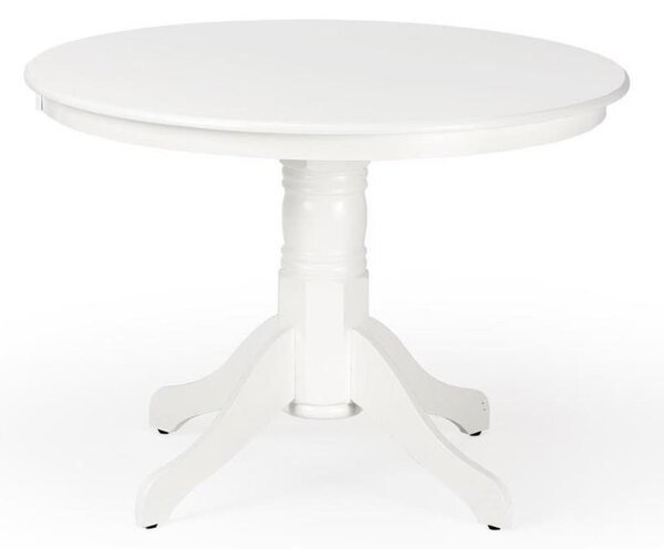 Jedálenský stôl KOTI priemer 106 cm biely