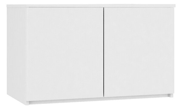 Ak furniture Nástavec na skriňu Star 90 cm biely