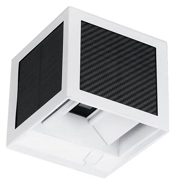 LED solárne nástenné svietidlo so senzorom LED/9W/3,7V 3000/4000/6000K IP65 2600 mAh biele