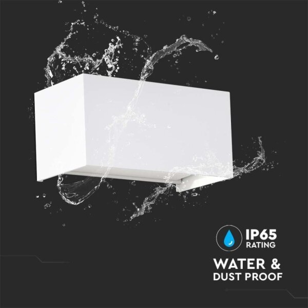 LED vonkajšie nástenné svietidlo LED/24W/230V 4000K IP65 biela