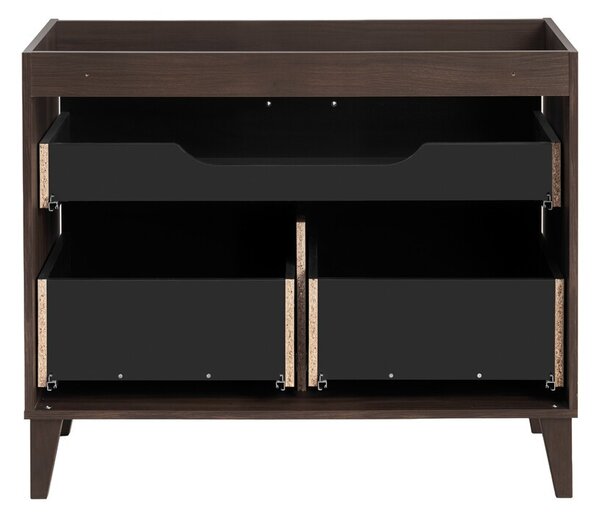 Comad Skříňka pod umyvadlo Dorothy s deskou 100 cm dub ristretto