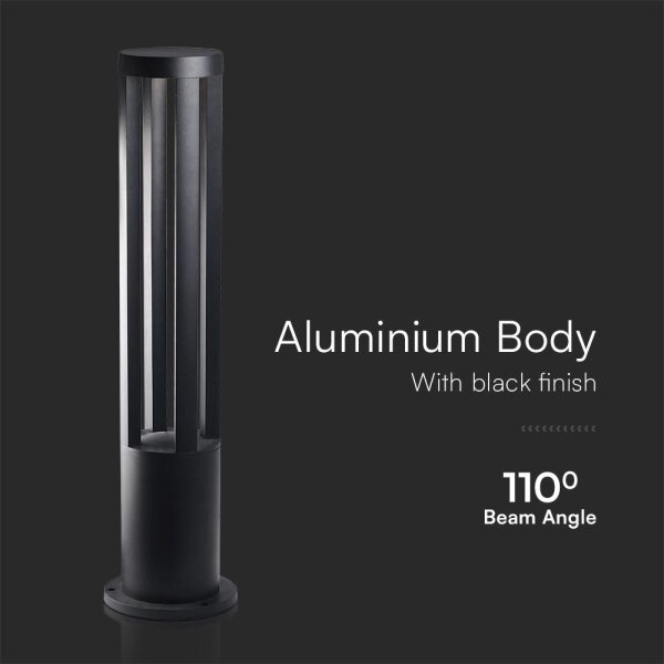 LED vonkajšie svietidlo LED/10W/230V 3000K IP65 80 cm čierne