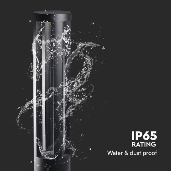 LED vonkajšie svietidlo LED/10W/230V 3000K IP65 80 cm čierne