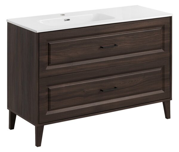 Comad Koupelnová skříňka Dorothy Go2 se zápustným umyvadlem 120 cm dub ristretto