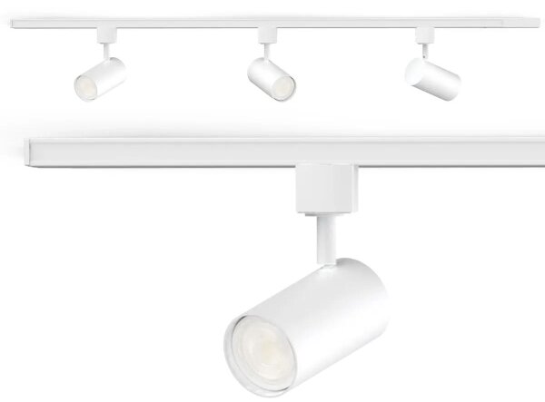 Philips - bodové svietidlo do lištového systému EASYLINK 3xGU10/7W/230V 1m biele