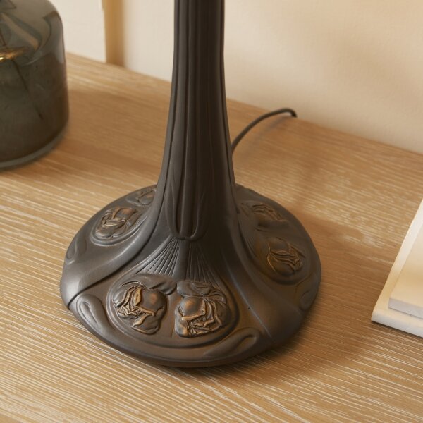 Endon 112185 - Stolná lampa Tiffany HECTOR 1xE27/10W/230V priemer 40 cm