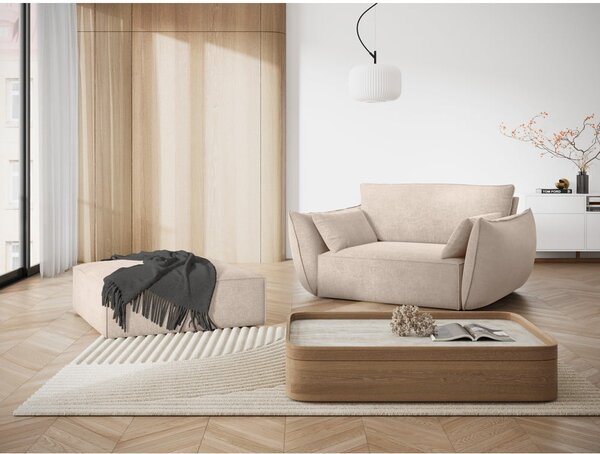 Béžové kreslo Vanda - Mazzini Sofas