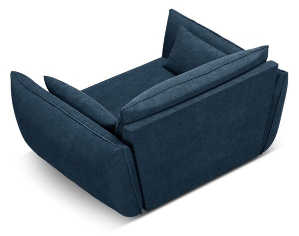 Tmavomodré kreslo Vanda - Mazzini Sofas