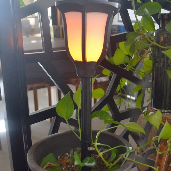 Bezdoteku LEDSolar 168 solárne vonkajšie lampáš lucerna 1 ks, so senzorom, bezdrôtové, IPRO, 1W, teplá farba