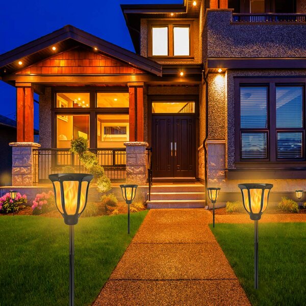 Bezdoteku LEDSolar 168 solárne vonkajšie lampáš lucerna 1 ks, so senzorom, bezdrôtové, IPRO, 1W, teplá farba