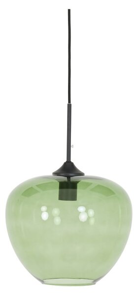 Zelené stropné svietidlo so skleneným tienidlom ø 30 cm Mayson - Light & Living