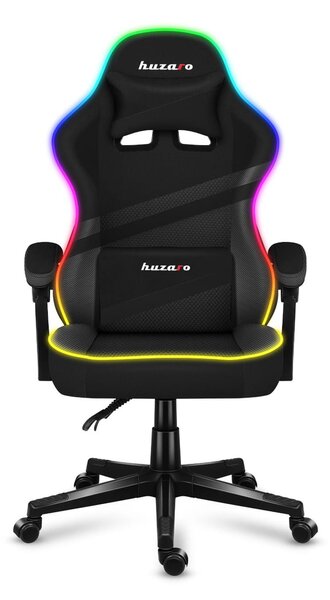 NovýNábytok.sk Herné kreslo Fusion 4.4 (čierna + viacfarebná) (s LED osvetlením). Akcia -20%. Vlastná spoľahlivá doprava až k Vám domov. 1087472