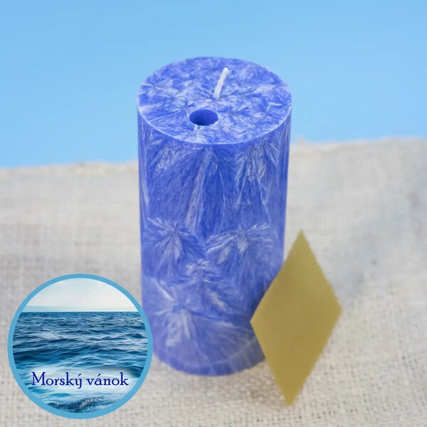 Sviečka želania Astron - valec 11 cm, Morský vánok