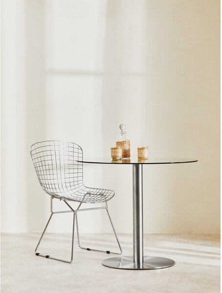 Okrúhly jedálenský stôl so sklenenou doskou ø 90 cm Metropolitan – Premier Housewares