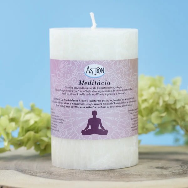 Meditačná sviečka - palmová 10 cm