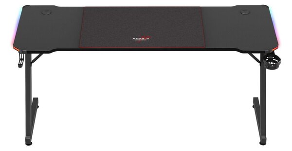 NovýNábytok.sk PC stolík Hyperion 4.8 (čierna + viacfarebná) (s LED osvetlením). Akcia -22%. Vlastná spoľahlivá doprava až k Vám domov. 1087508