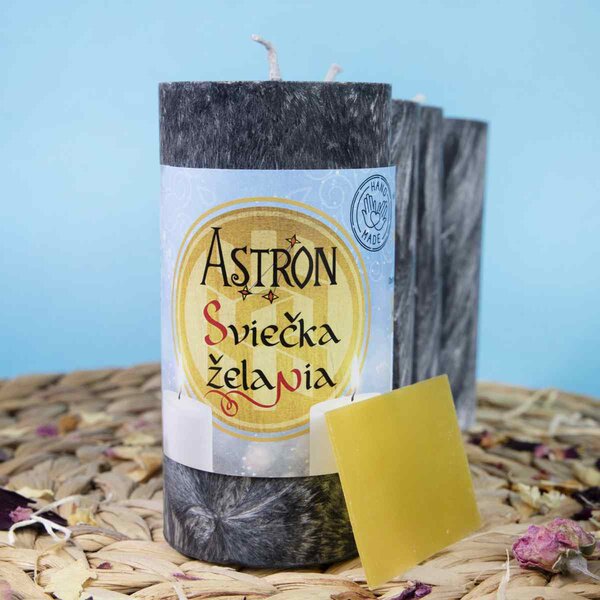 Sada sviečok - rodinné balenie Sviečky želania - 4 ks x 11 cm - žltá (Z1)