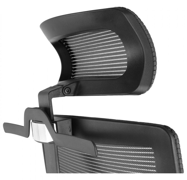 Kancelárska ergonomická stolička Neoseat GRANDINI — čierna, nosnosť 150 kg
