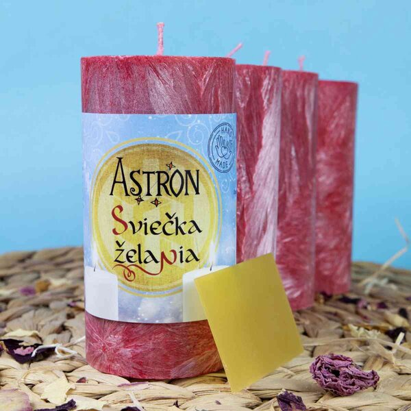 Sada sviečok - rodinné balenie Sviečky želania - 4 ks x 11 cm - žltá (Z1)