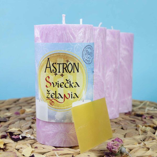 Sada sviečok - rodinné balenie Sviečky želania - 4 ks x 11 cm - žltá (Z1)