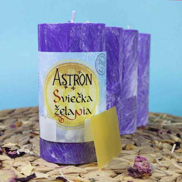 Sada sviečok - rodinné balenie Sviečky želania - 4 ks x 11 cm - žltá (Z1)