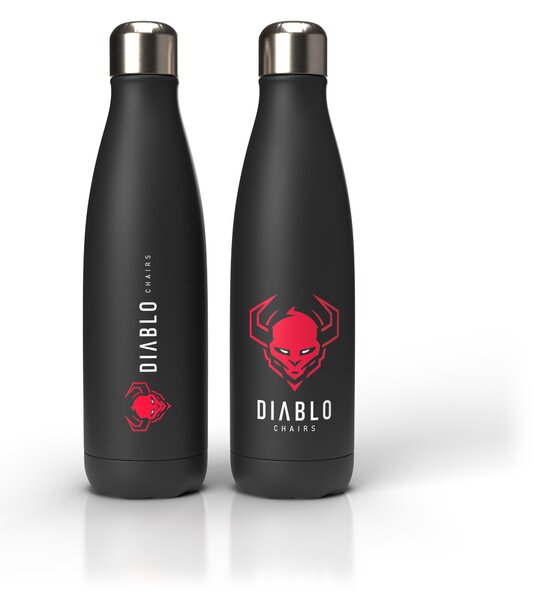 Termo fľaša Diablo Chairs, čierna
