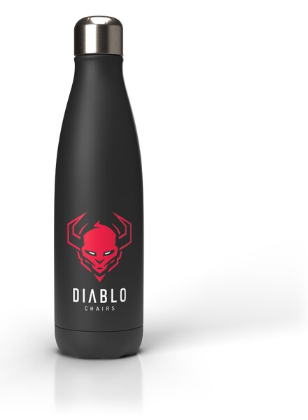 Termo fľaša Diablo Chairs, čierna