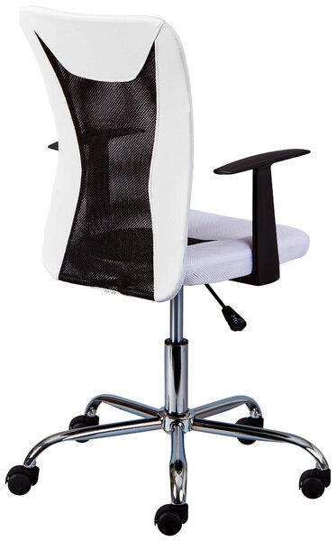 OTOČNÁ STOLIČKA PRE MLÁDEŽ, sieť, čierna, biela MID.YOU - Detské izby, Online Only