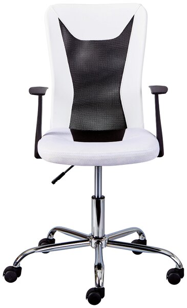 OTOČNÁ STOLIČKA PRE MLÁDEŽ, sieť, čierna, biela MID.YOU - Detské izby, Online Only
