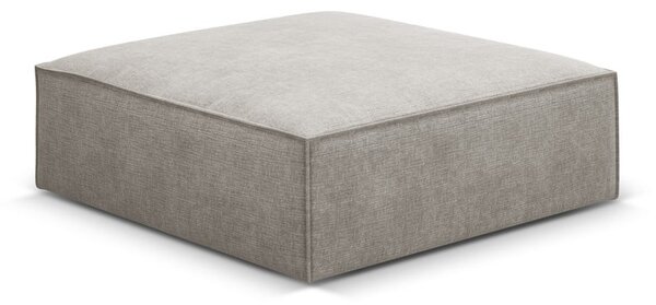 Svetlosivá ženilková podnožka Vanda – Mazzini Sofas