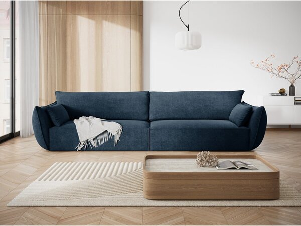 Tmavomodrá pohovka 248 cm Vanda - Mazzini Sofas