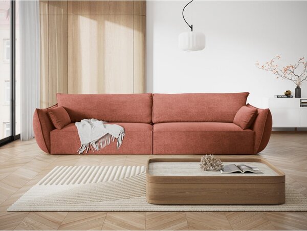 Červená pohovka 248 cm Vanda - Mazzini Sofas