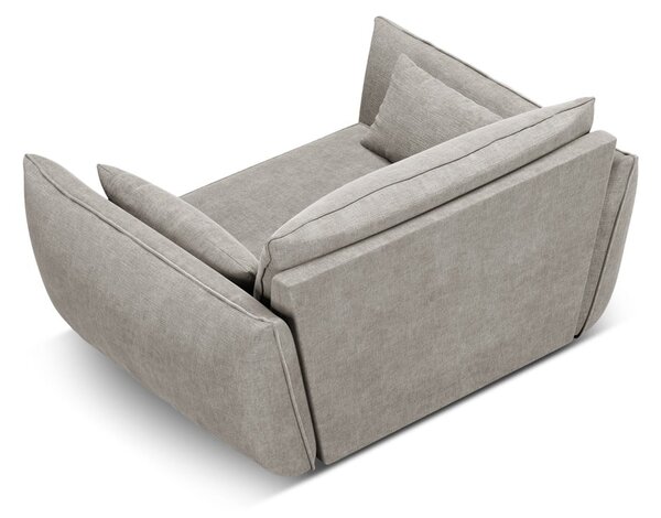 Svetlosivé kreslo Vanda - Mazzini Sofas