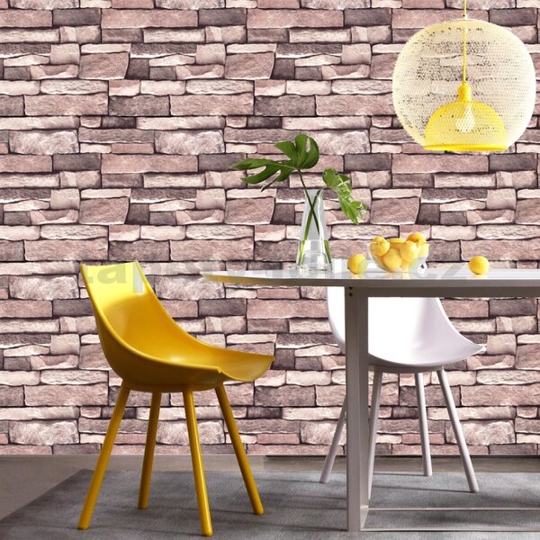 Samolepiace tapety 45 cm x 10 m IMPOL TRADE 9227 kameň ukladaný Samolepiace tapety