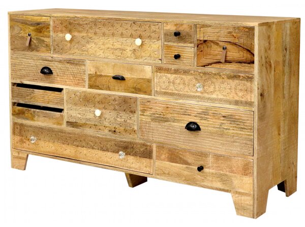 Komoda Manu 160x90x45 indický masív mango