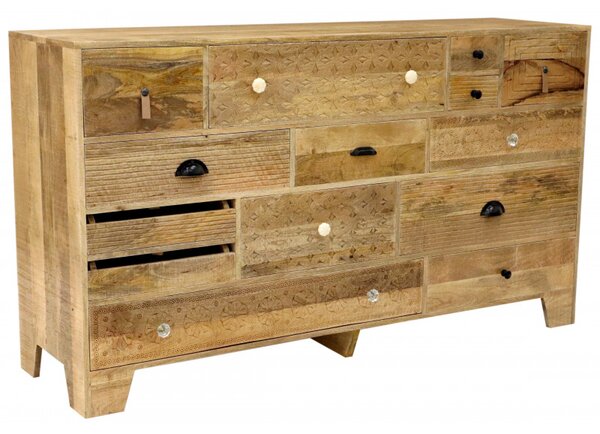Komoda Manu 160x90x45 indický masív mango